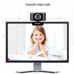 aoni C11 720P Telecamera per computer HD con messa a fuoco manuale grandangolare da 150 gradi con microfono, C11