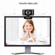 aoni C11 720P Telecamera per computer HD con messa a fuoco manuale grandangolare da 150 gradi con microfono, C11