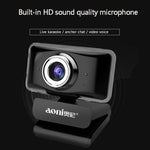 aoni C11 720P Telecamera per computer HD con messa a fuoco manuale grandangolare da 150 gradi con microfono, C11