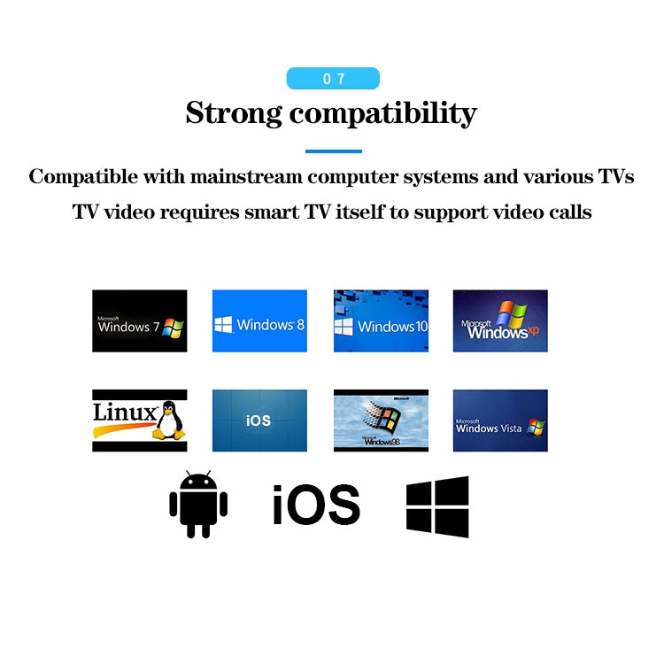 aoni C90 1080P HD Telecamera per computer intelligente aziendale con microfono, C90
