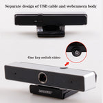 aoni C90 1080P HD Telecamera per computer intelligente aziendale con microfono, C90