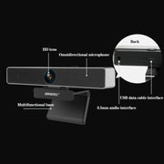 aoni C90 1080P HD Telecamera per computer intelligente aziendale con microfono, C90