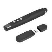 Penna laser wireless da 2,4 GHz per girare pagine di PowerPoint Penna per proiezione di presentazioni wireless multimediali con ricevitore USB, distanza telecomando: 30 m, 30m