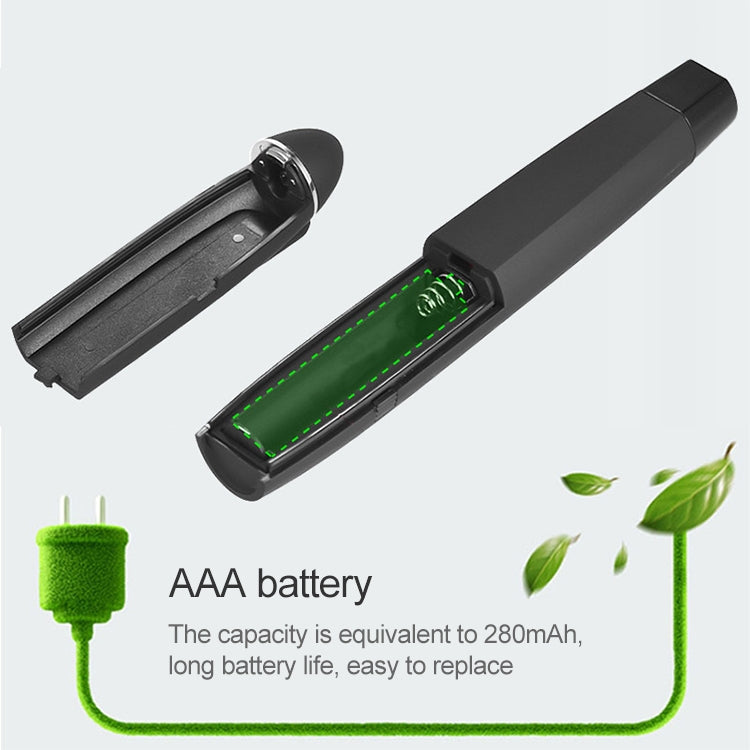 Penna laser wireless da 2,4 GHz per girare pagine di PowerPoint Penna per proiezione di presentazioni wireless multimediali con ricevitore USB, distanza telecomando: 30 m, 30m