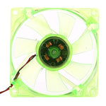 Ventola raffreddamento PC 80x80x25mm 4 pin DC 12V LED