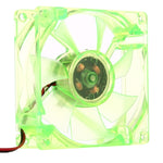 Ventola raffreddamento PC 80x80x25mm 4 pin DC 12V LED