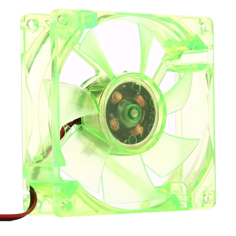 Ventola raffreddamento PC 80x80x25mm 4 pin DC 12V LED