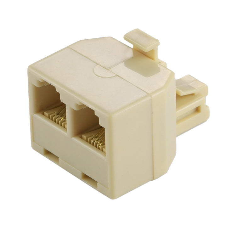 Adattatore connettore prolunga per prolunga telefonica desktop a doppia porta RJ11, 2 RJ11 Female to RJ11 Male