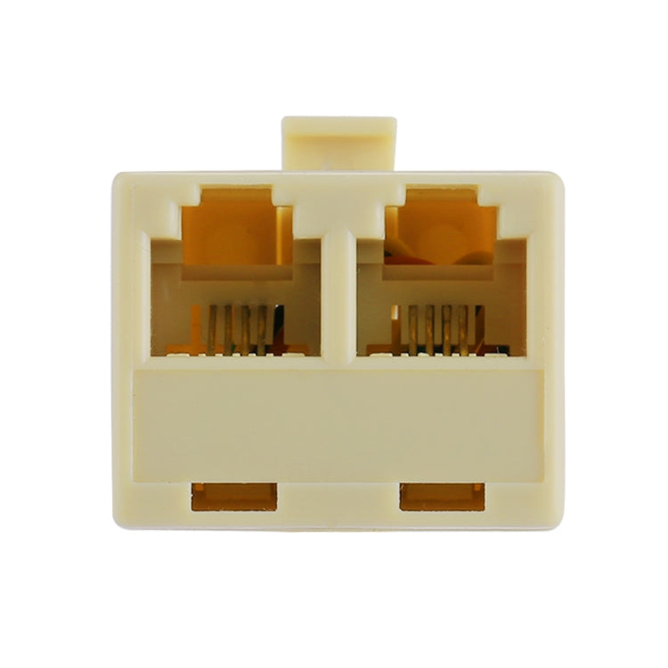 Adattatore connettore prolunga per prolunga telefonica desktop a doppia porta RJ11, 2 RJ11 Female to RJ11 Male