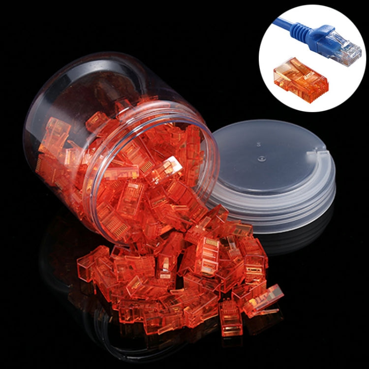 Spina modulare con connettore RJ45 Anpwoo Amp01 da 100 pezzi, 100 PCS (Yellow), 100 PCS (Blue), 100 PCS (Orange)