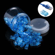 Spina modulare con connettore RJ45 Anpwoo Amp01 da 100 pezzi, 100 PCS (Yellow), 100 PCS (Blue), 100 PCS (Orange)