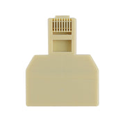 Adattatore di rete con connettore Ethernet LAN RJ45 a doppia porta, 2 RJ45 Female to RJ45 Male