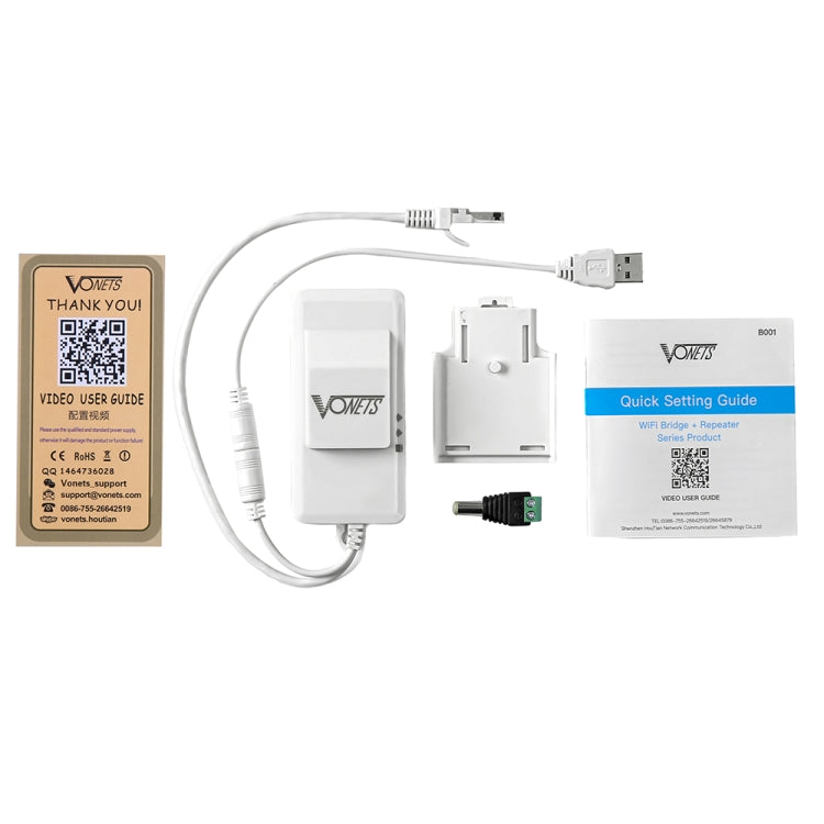 VONETS VAP11AC Mini Bridge Wireless 5G/2.4G con Ventola Versione 300Mbps + Ripetitore WiFi 900Mbps, Supporta Videosorveglianza e Controllo, VAP11AC