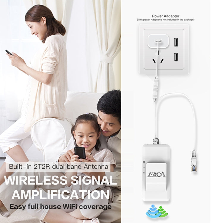 VONETS VAP11AC Mini Bridge Wireless 5G/2.4G con Ventola Versione 300Mbps + Ripetitore WiFi 900Mbps, Supporta Videosorveglianza e Controllo, VAP11AC