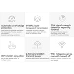 VONETS VAP11S Mini ponte wireless 2.4G Ripetitore WiFi 300Mbps con 2 antenne, VAP11S