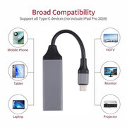 Cavo HDTV USB-C/Type-C 3.1 a HDMI 4Kx2K, lunghezza cavo: 20 cm