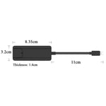 Onten 75002 Adattatore USB 2.0 da 8 PIN a RJ45 Hub
