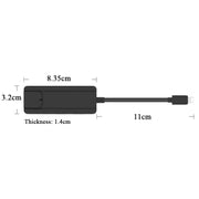 Onten 75002 Adattatore USB 2.0 da 8 PIN a RJ45 Hub