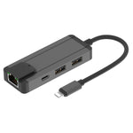 Onten 75002 Adattatore USB 2.0 da 8 PIN a RJ45 Hub
