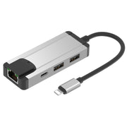 Onten 75002 Adattatore USB 2.0 da 8 PIN a RJ45 Hub