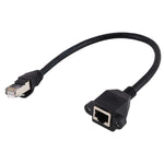 Cavo prolunga RJ45 femmina-maschio con bloccaggio 0,6 m