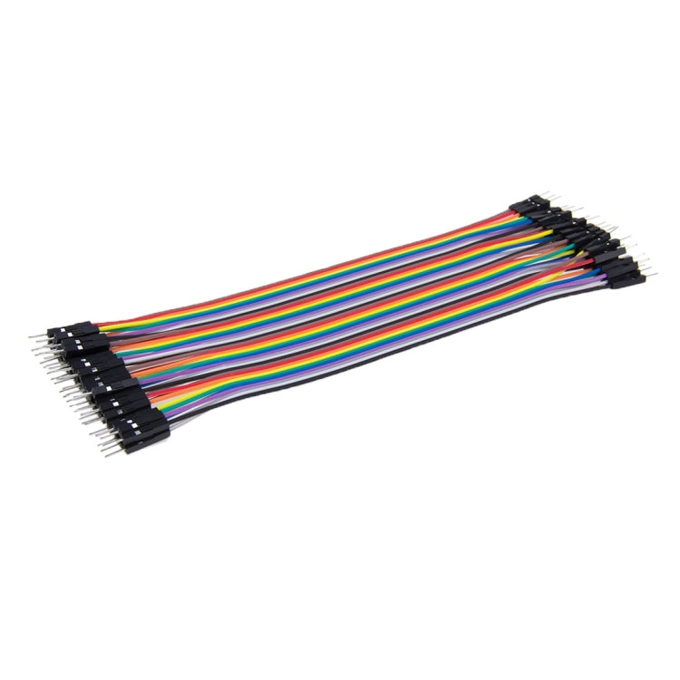 Multicolor 40 Pin Breadboard Jumpboard Wires Ribbon Cable, Male to Male, Male to Female, Female to Female