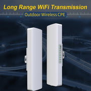 COMFAST CF-E312A Bridge di rete wireless ABS per esterni Qualcomm AR9344 da 5,8 GHz 300 Mbps/s con adattatore POE