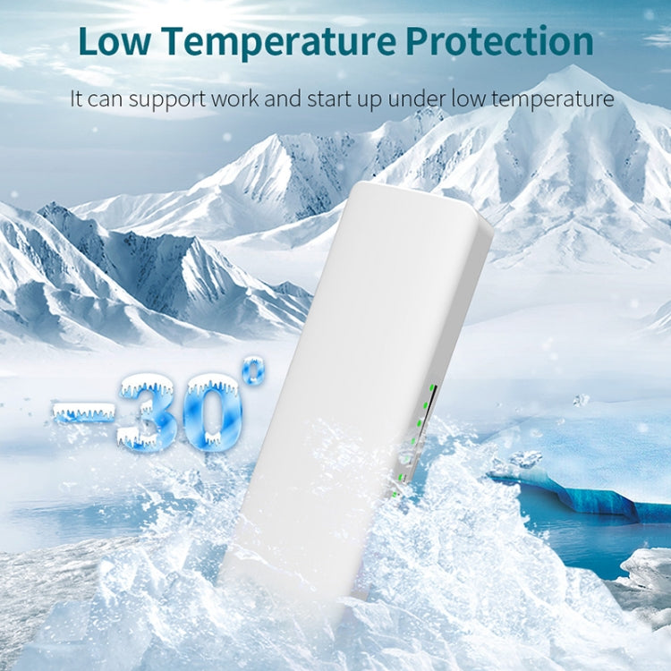 COMFAST CF-E312A Bridge di rete wireless ABS per esterni Qualcomm AR9344 da 5,8 GHz 300 Mbps/s con adattatore POE