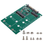 Convertitore adattatore M.2 NGFF e mSATA SSD a SATA III 7+15 pin, SSD to SATA III