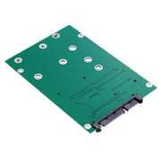 Convertitore adattatore M.2 NGFF e mSATA SSD a SATA III 7+15 pin, SSD to SATA III