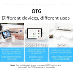 ORICO W5P-U2-100 HUB desktop USB 2.0 con cavo micro USB da 100 cm Alimentatore, W5P-U2-100 Black, W5P-U2-100 White