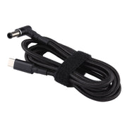 Cavo di ricarica in tessuto di nylon da gomito a USB-C/Type-C PD 100 W 6,0 x 1,4 mm, lunghezza cavo: 1,7 m, 6.0x1.4mm to Type-C