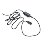 Caricabatteria da auto USB singolo per moto da auto DC 12V a 5V 3A Adattatore di alimentazione per GPS Tracker DVR per auto, lunghezza: 1 m, Car Single USB Power Adapter