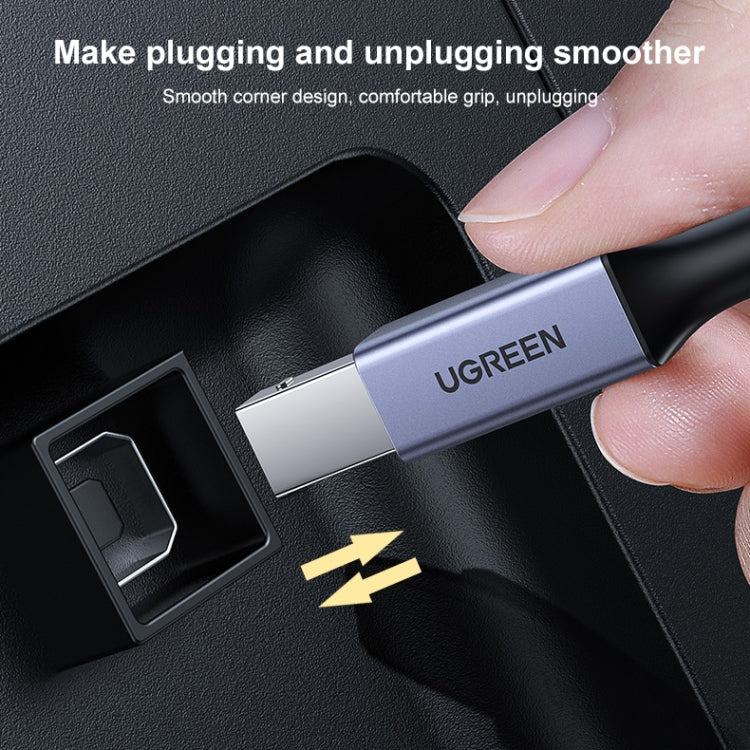 Cavo dati USB-C a Type-B con treccia in nylon 3 metri