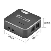 Adattatore splitter Toslink SPDIF audio ottico digitale EMK 1 ingresso 3 uscite