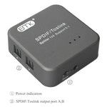 Adattatore splitter Toslink SPDIF audio ottico digitale EMK 1 ingresso 3 uscite