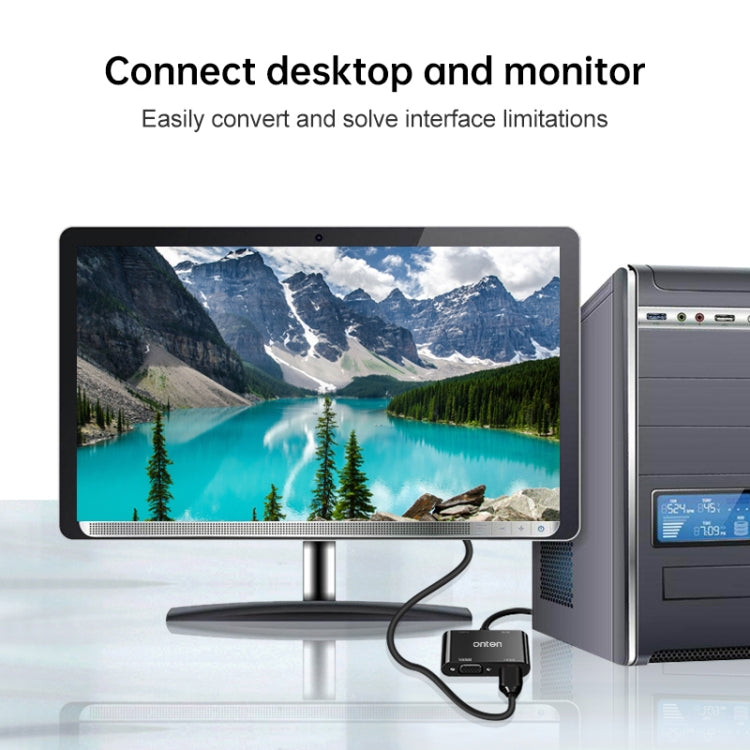 Adattatore VGA a HDMI + VGA 5138HV 1080P con audio, 5138HV