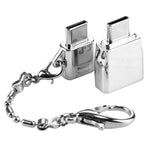Adattatore Micro USB femmina a USB-C maschio in metallo