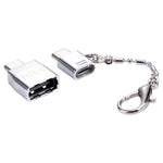 Adattatore Micro USB femmina a USB-C maschio in metallo