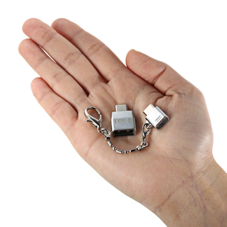 Adattatore Micro USB femmina a USB-C maschio in metallo