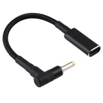 Cavo adattatore USB-C femmina a maschio 4,0x1,7 mm nylon