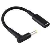 Cavo intrecciato in nylon con adattatore da gomito a USB-C/Type-C da 4,0 x 1,7 mm