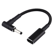 Cavo intrecciato in nylon con adattatore da gomito a USB-C/Type-C PD 100 W 18,5-20 V 4,0 x 1,35 mm