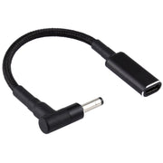 Cavo intrecciato in nylon con adattatore da gomito a USB-C/Type-C PD 100 W 18,5-20 V 4,0 x 1,35 mm