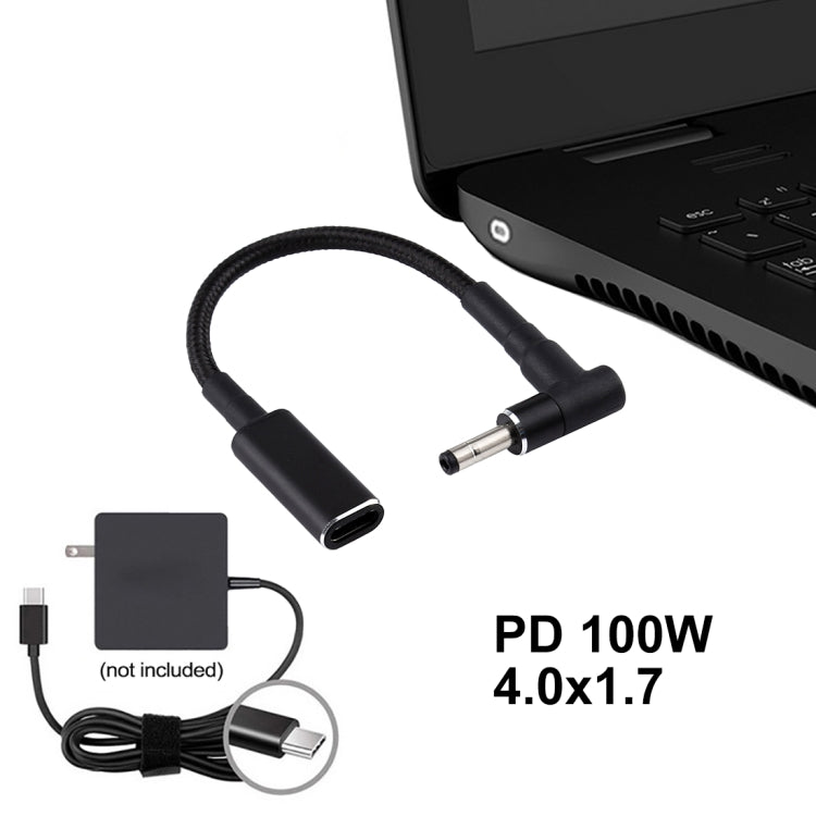 Cavo adattatore USB-C PD 100W con connettore a gomito 8 cm