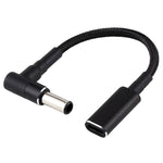Cavo adattatore USB-C femmina a 6,0x1,4 mm maschio nylon