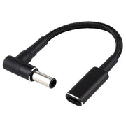 Cavo intrecciato in nylon con adattatore da gomito a USB-C/Type-C da 6,0 x 1,4 mm