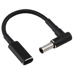Cavo adattatore USB-C femmina a 6,0x1,4 mm maschio nylon