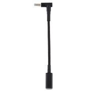 Cavo intrecciato in nylon con adattatore da gomito a USB-C/Type-C PD 100 W 18,5-20 V 4,5 x 0,6 mm per HP, 4.5 x 0.6mm