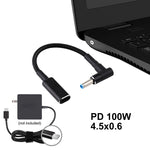 Cavo adattatore USB-C a 4,5x0,6 mm PD 100W per HP